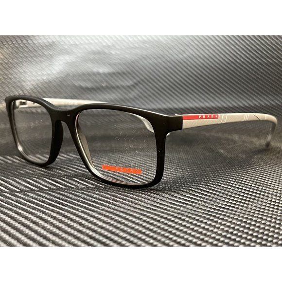 Prada Men's Rubber Black Eyeglasses! - Picture 1 of 5